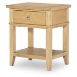 Open Ns 2 Drw Natural Hickory Youth Nightstands Brown
