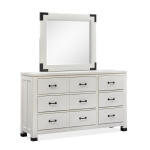 Drawer Dresser with Landscape Mirror Dressers Dressers 9
