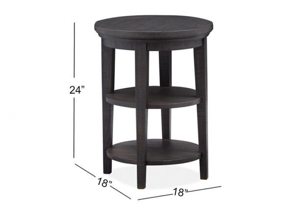 Westley Falls Round Accent End Table - Image 3
