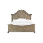 King Panel Bed Shaped Headboard - Image 3