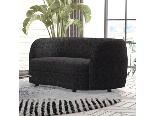 Versoix Loveseat Loveseats Black