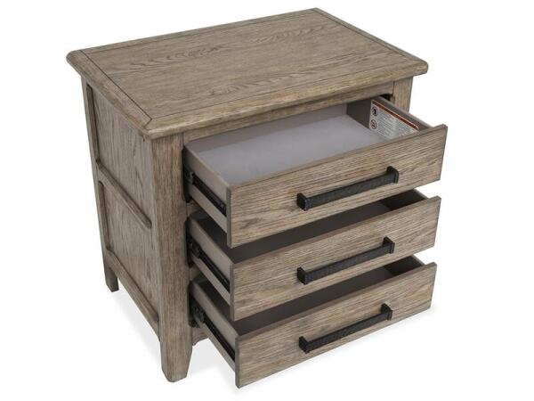 Claremont Drawer Nightstand Nightstands Brown 15