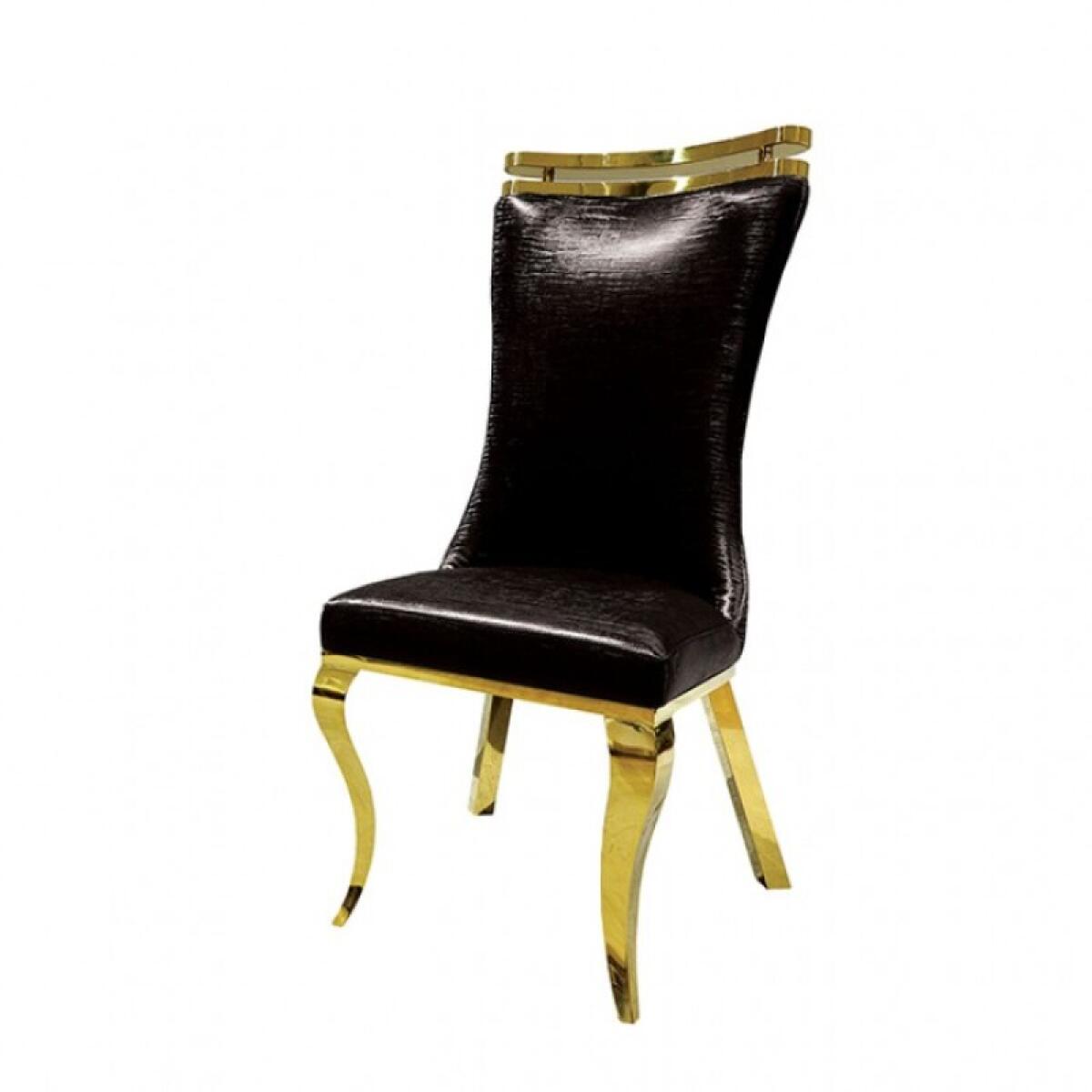 Palazzo Chair, Gold/Black (2/CTN) - Image 2
