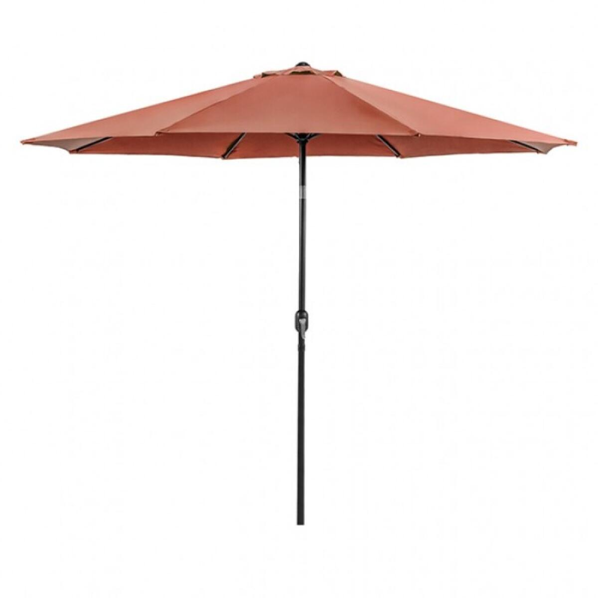 Mora 11′ Outdoor Umbrella + 21″ Round Base Outdoor Accessories Brown 5