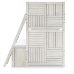 Complete Twin Over Full Bunk Bed Stone Path Gray Finish Youth Beds Legacy Classic Furniture 15