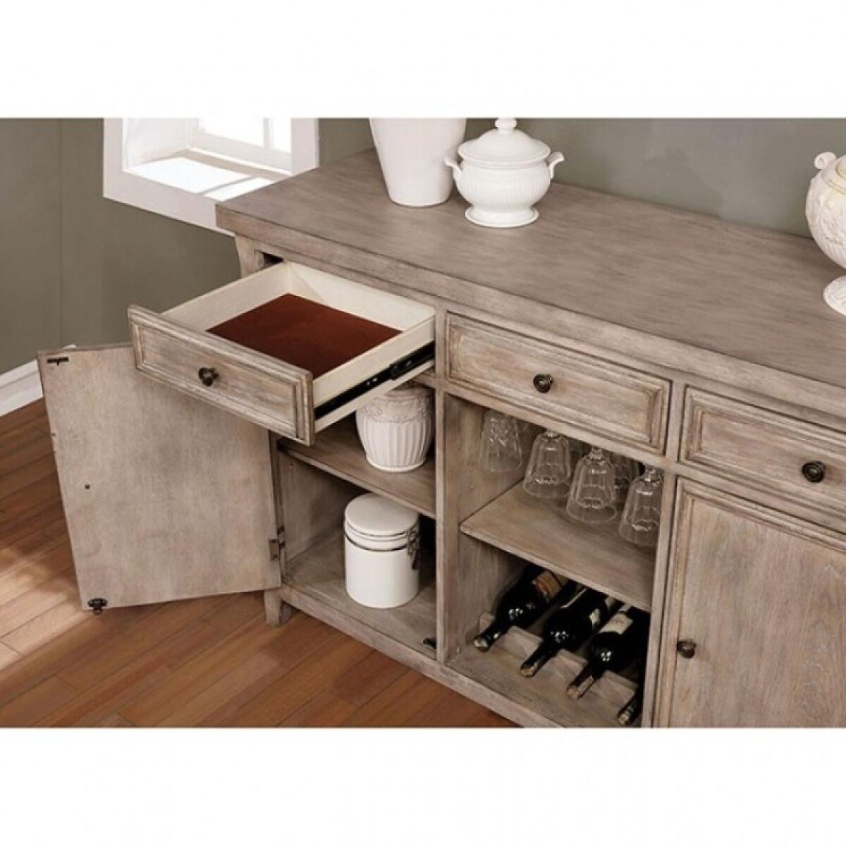 Patience Server Dining Storage Brown 6