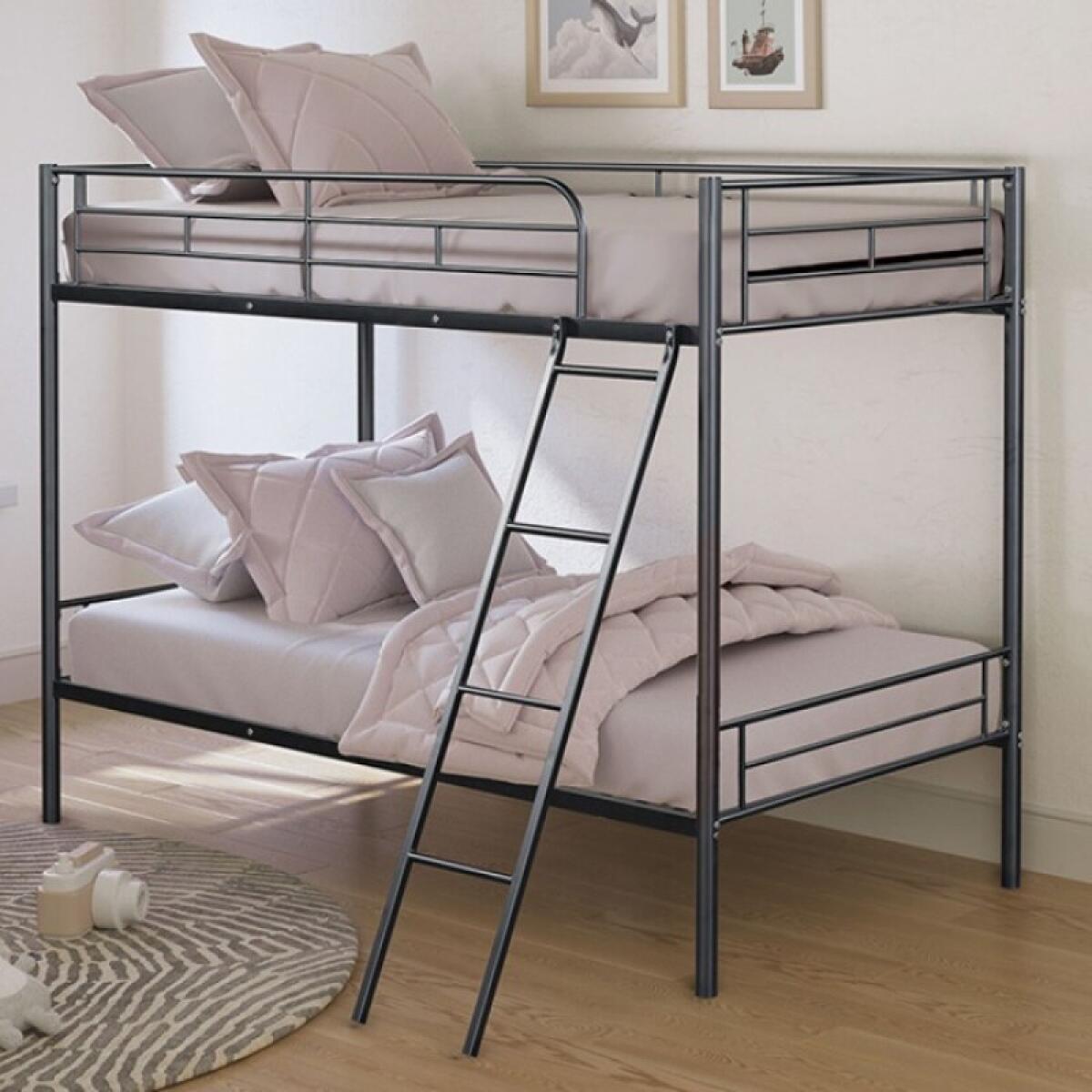 88ab93d06efbd6ec3aa07b36d3f94989 Hector Twin/Twin Metal Bunkbed - Image 1