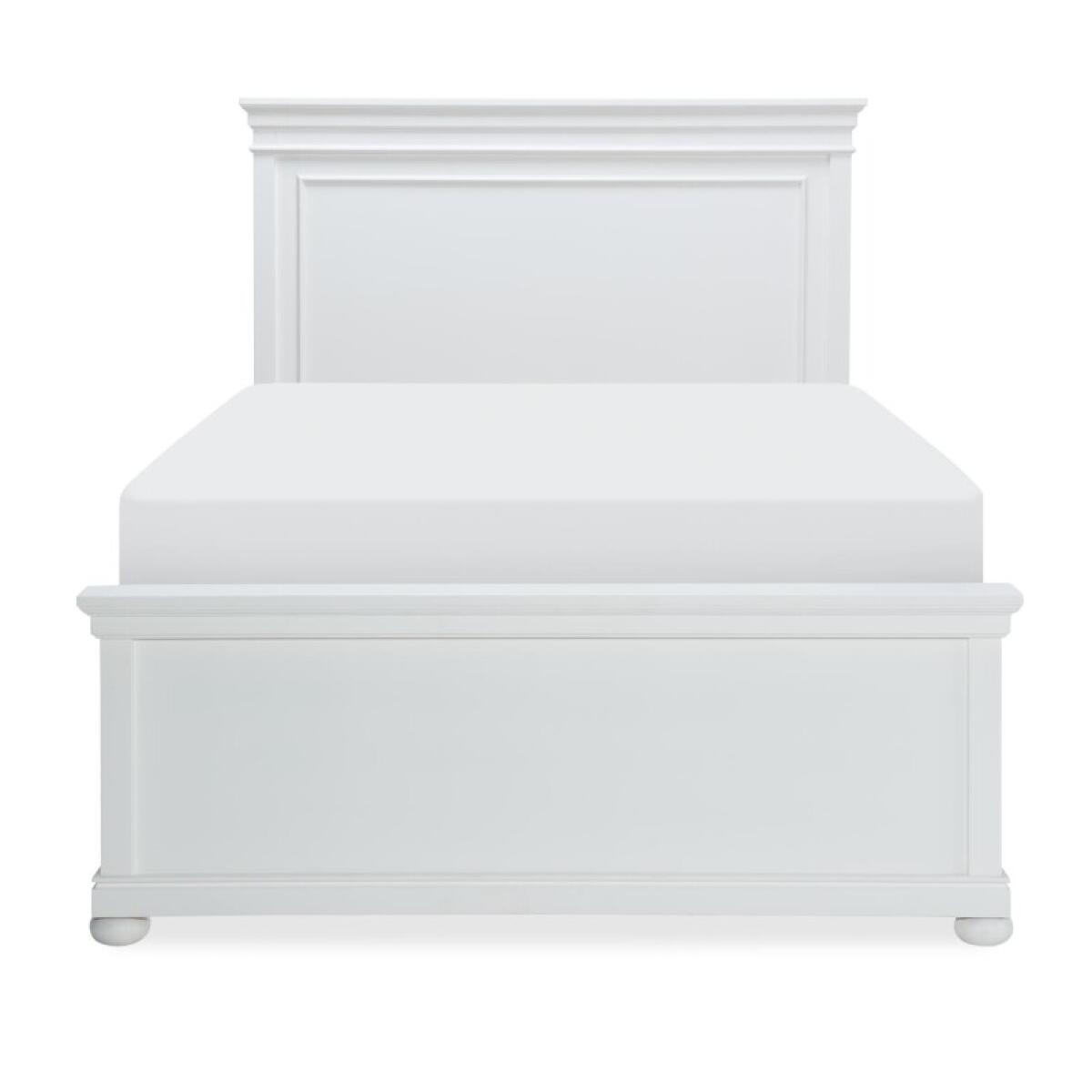 Complete Panel Full Bed White Finish Youth Beds Legacy Classic Furniture 5