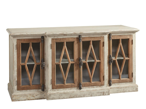 Dove Stalone Glass Front Server Accent Furniture Accent Furniture