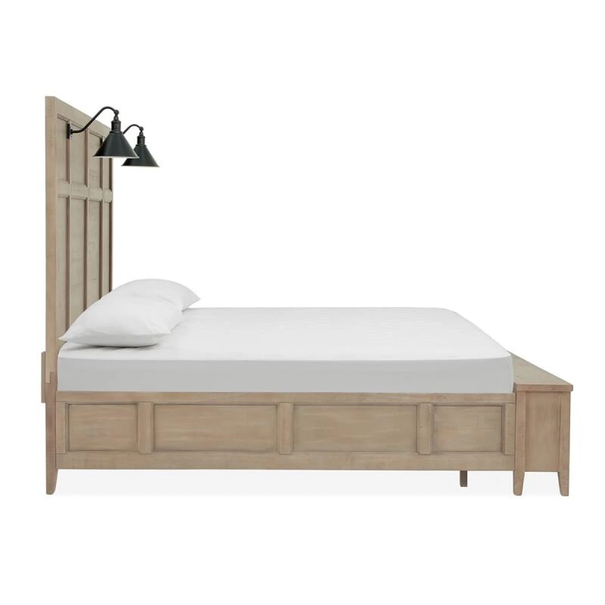 Paxton Place Complete King Lamp Panel Storage Bed - Image 8