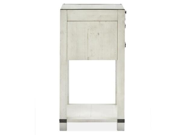 Chesters Mill Open Nightstand Nightstands Alabaster, Aged Iron 21
