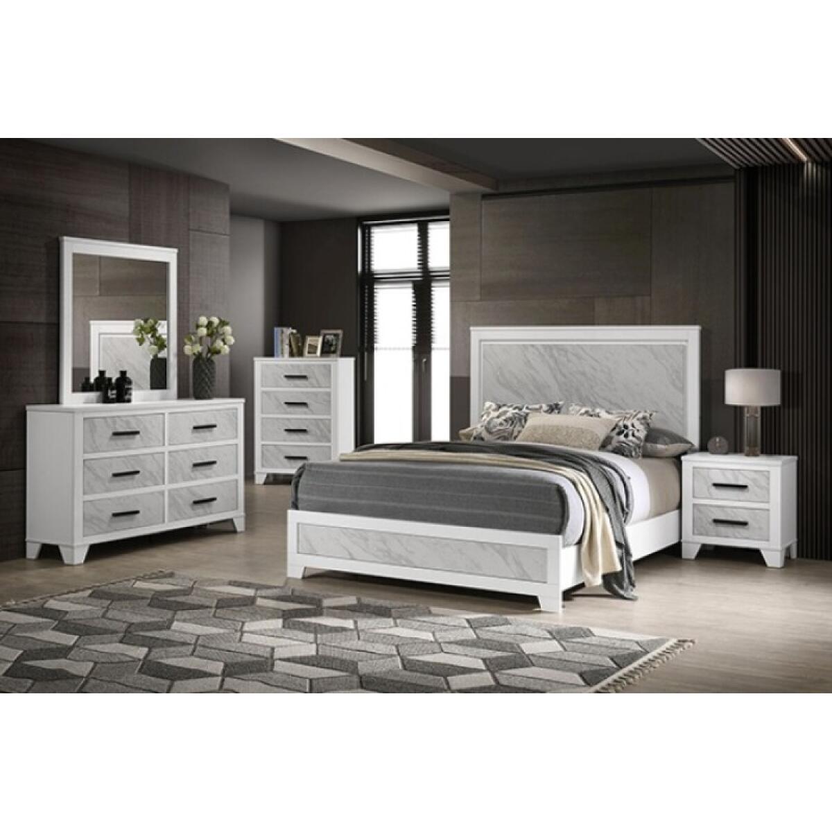 Darlene 5 Pc Queen Bedroom Set w/ 2 Nightstands - Image 3