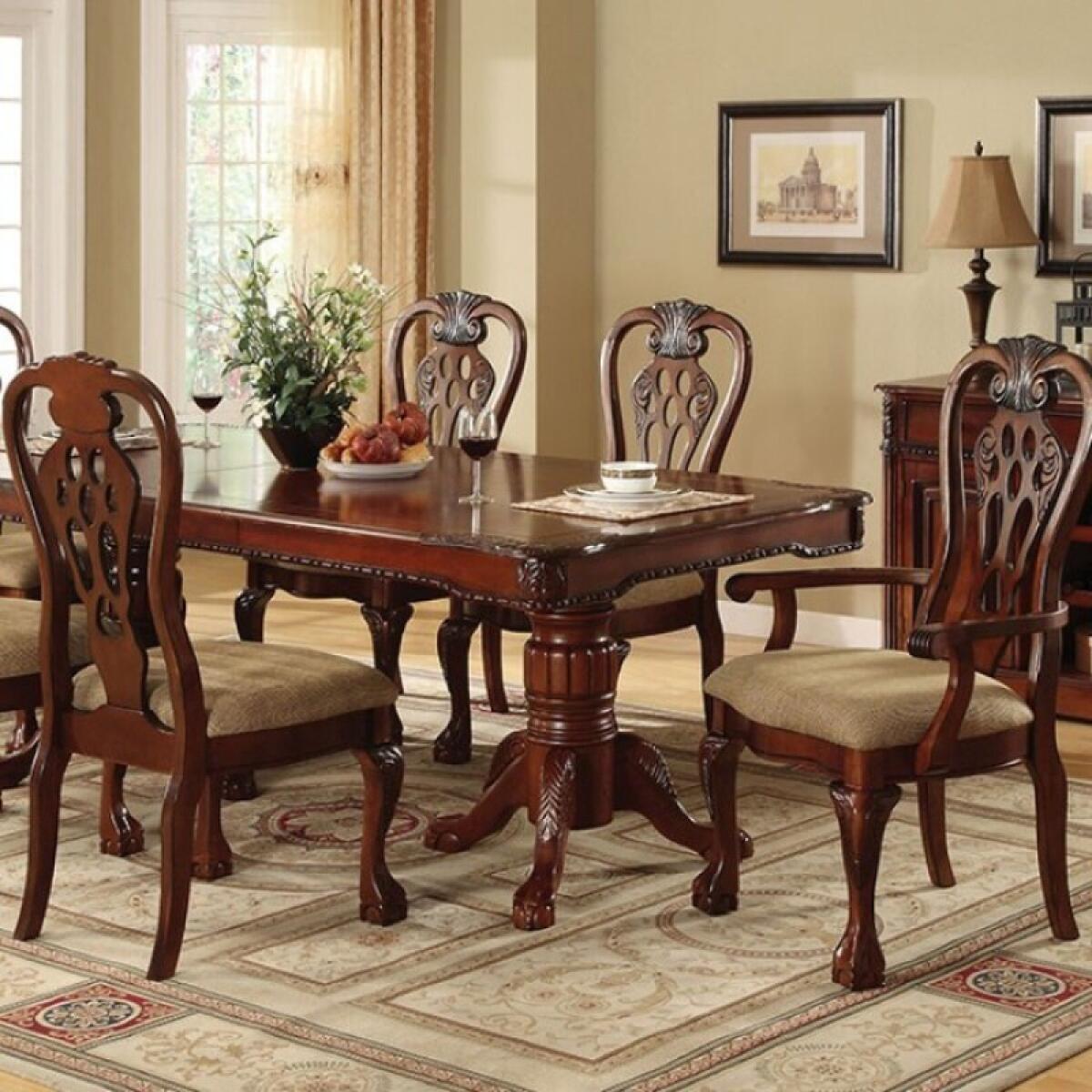 Georgetown Formal Dining Table Dining Tables Brown 4