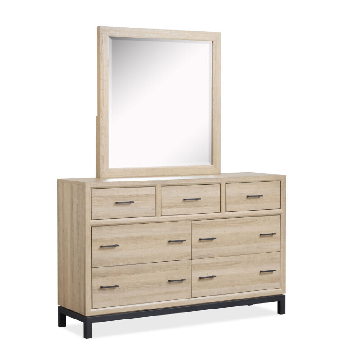 Dresser with Portrait Mirror Dressers Cream 5