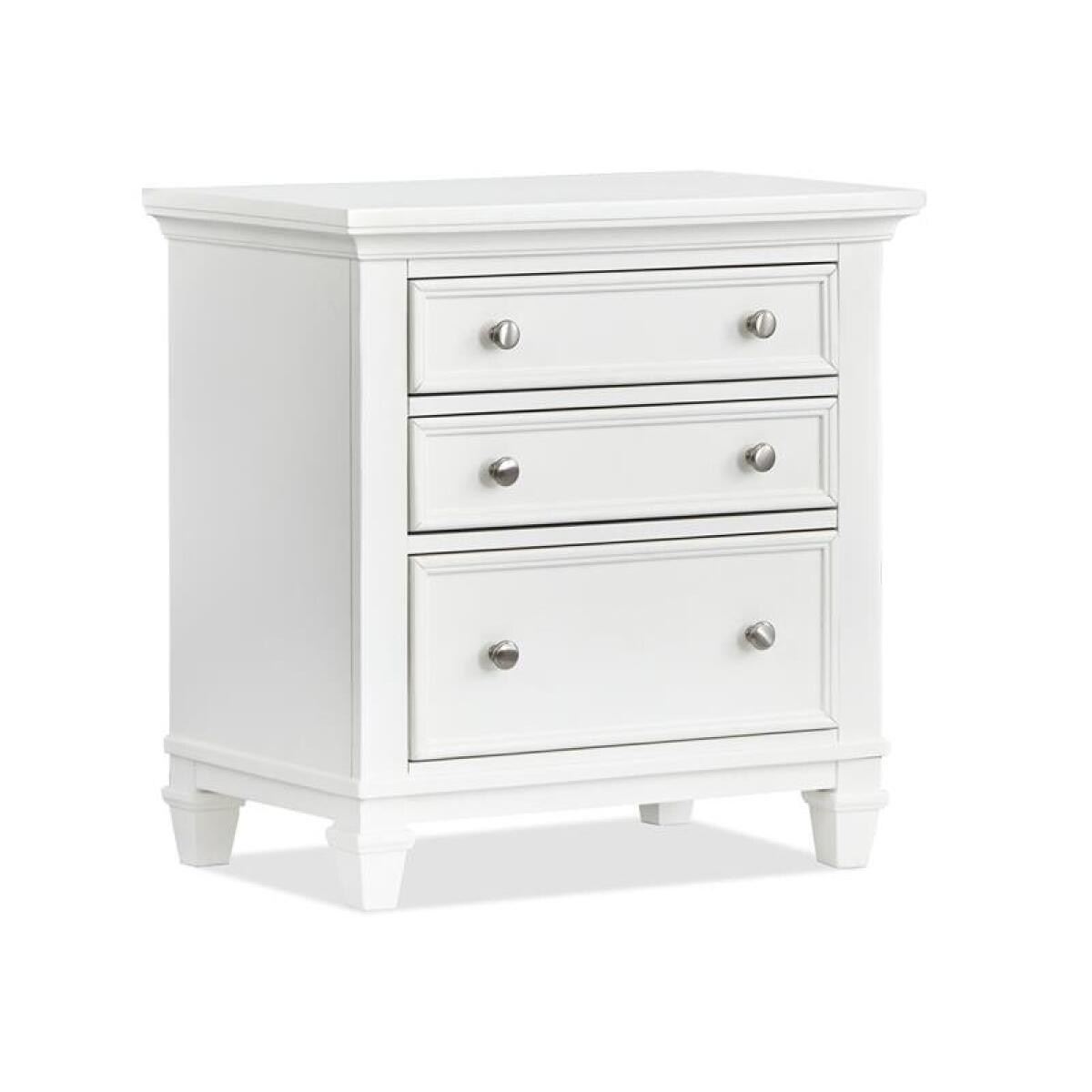 Charleston Drawer Nightstand – White Nightstands Magnussen Home 8