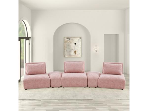 Stavanger Curved 3-Seater Sectionals Furniture of America