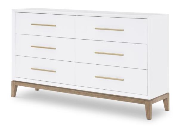 Dresser Dressers Cloud White And Desert Oak