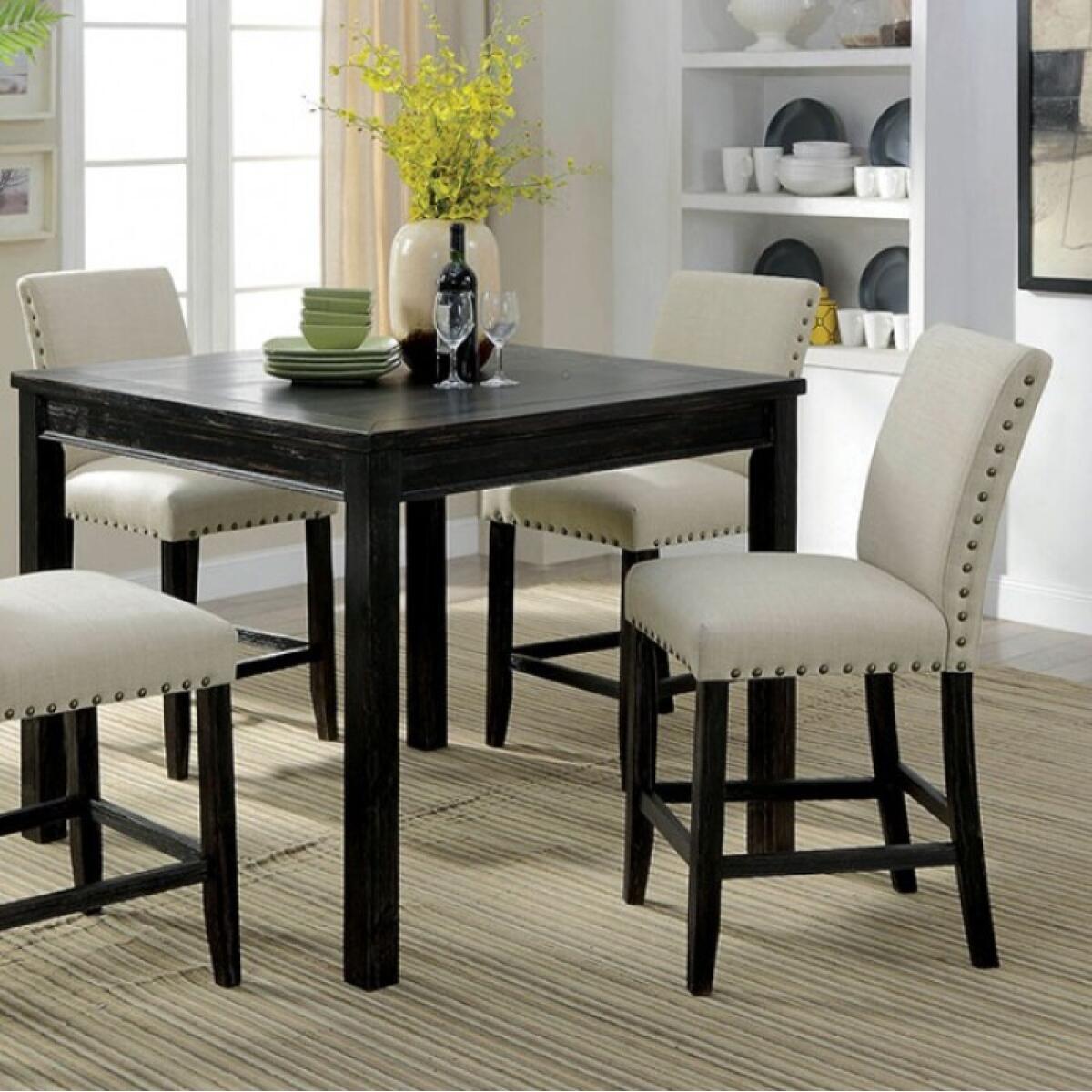 8bcd740be9b3202a91909efde824bb99 Kristie 5 Pc. Counter Ht. Table Set - Image 1