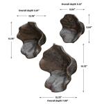 Teo Wood Wall Decor, Mocha, S/3 - Image 11