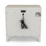 Miramar Electrified 3-drawer Woven Nightstand Nightstands Cream 18