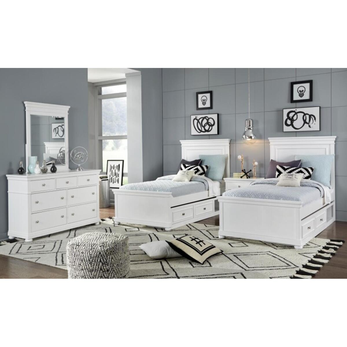 Vertical Mirror White Finish Bedroom Mirrors Legacy Classic Furniture 7