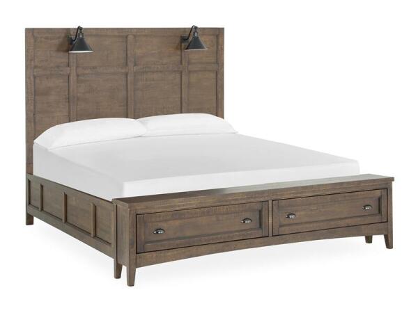 Bay Creek Complete King Lamp Panel Storage Bed Beds Beds 14