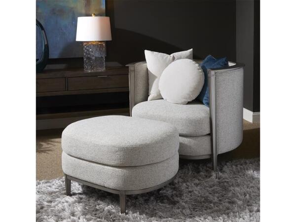 Rensick Cream Ottoman Ottomans & Poufs Cream