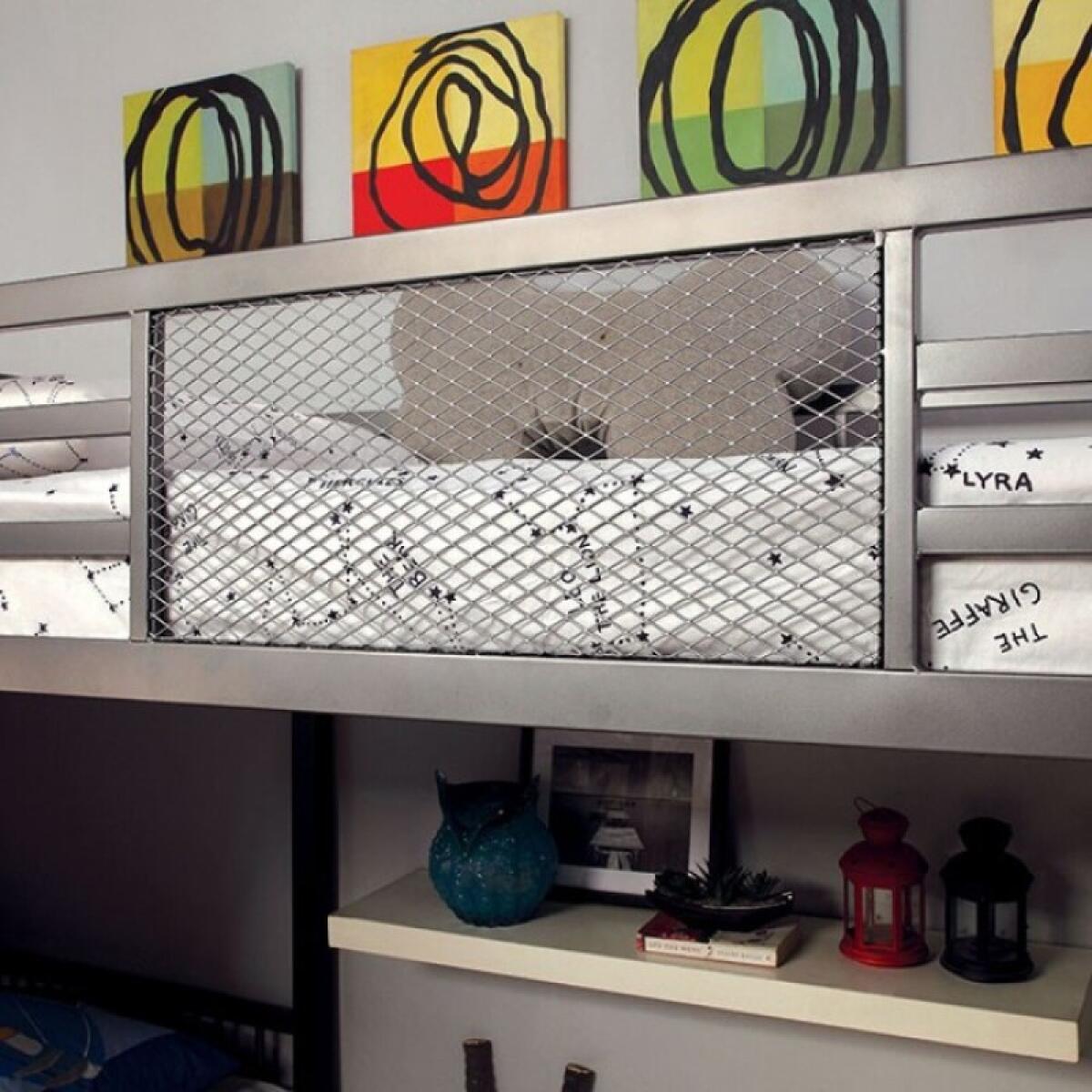 Ballarat L-shaped Triple Twin Bunk Bed Youth Beds Furniture of America 6