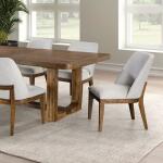 Mandal 9 Pc Dining Table Set Dining Sets Brown
