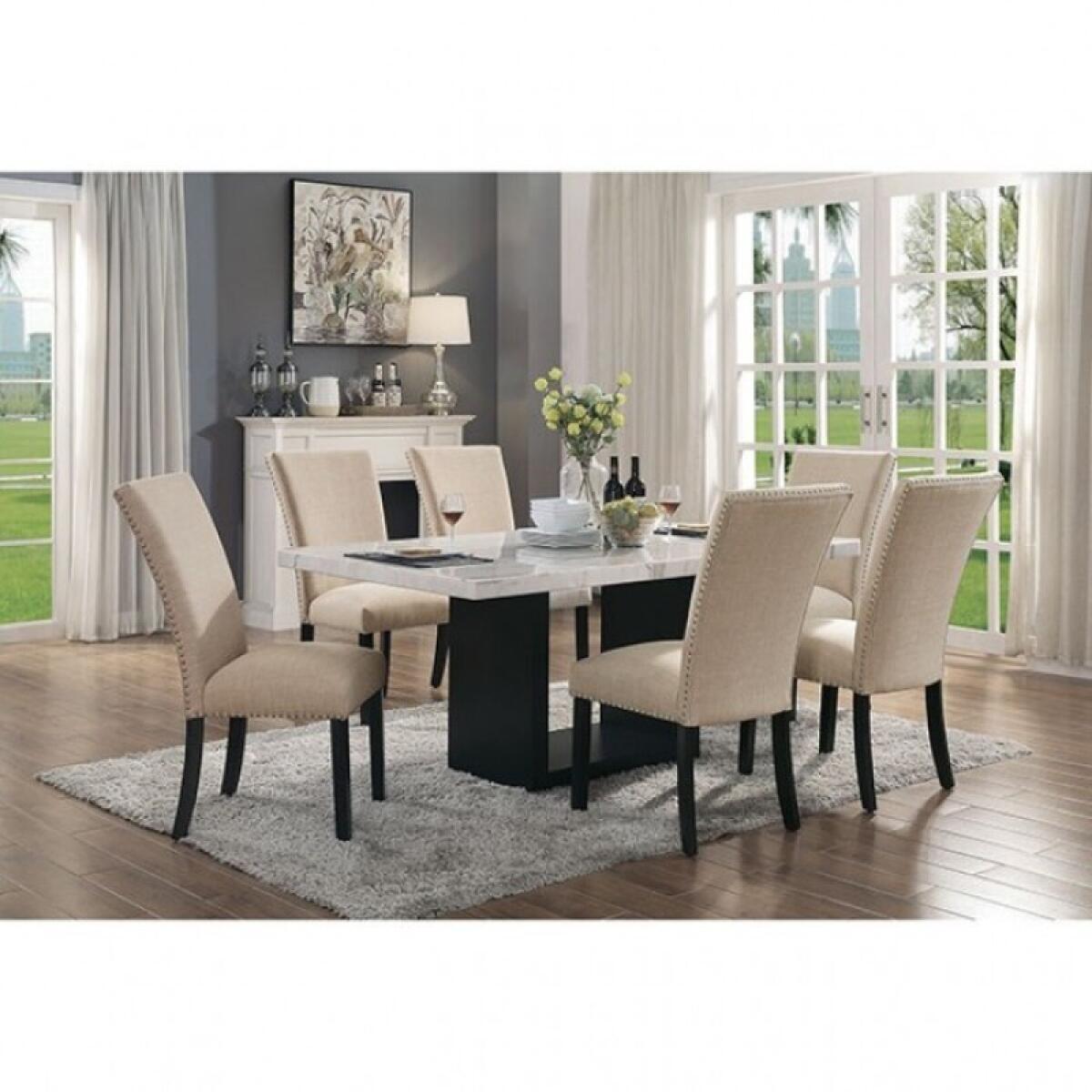 Kian Side Chair, Beige (2/Ctn) - Image 3