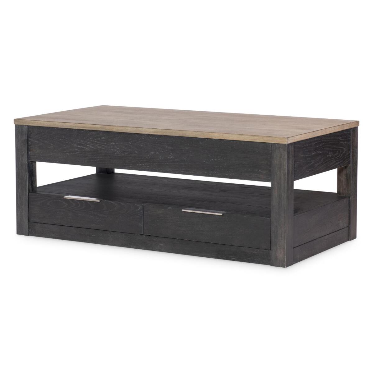 Lift Top Cocktail Table Cocktail & Coffee Tables Black 4