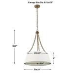 Andalucia, 4 Lt Pendant - Image 14