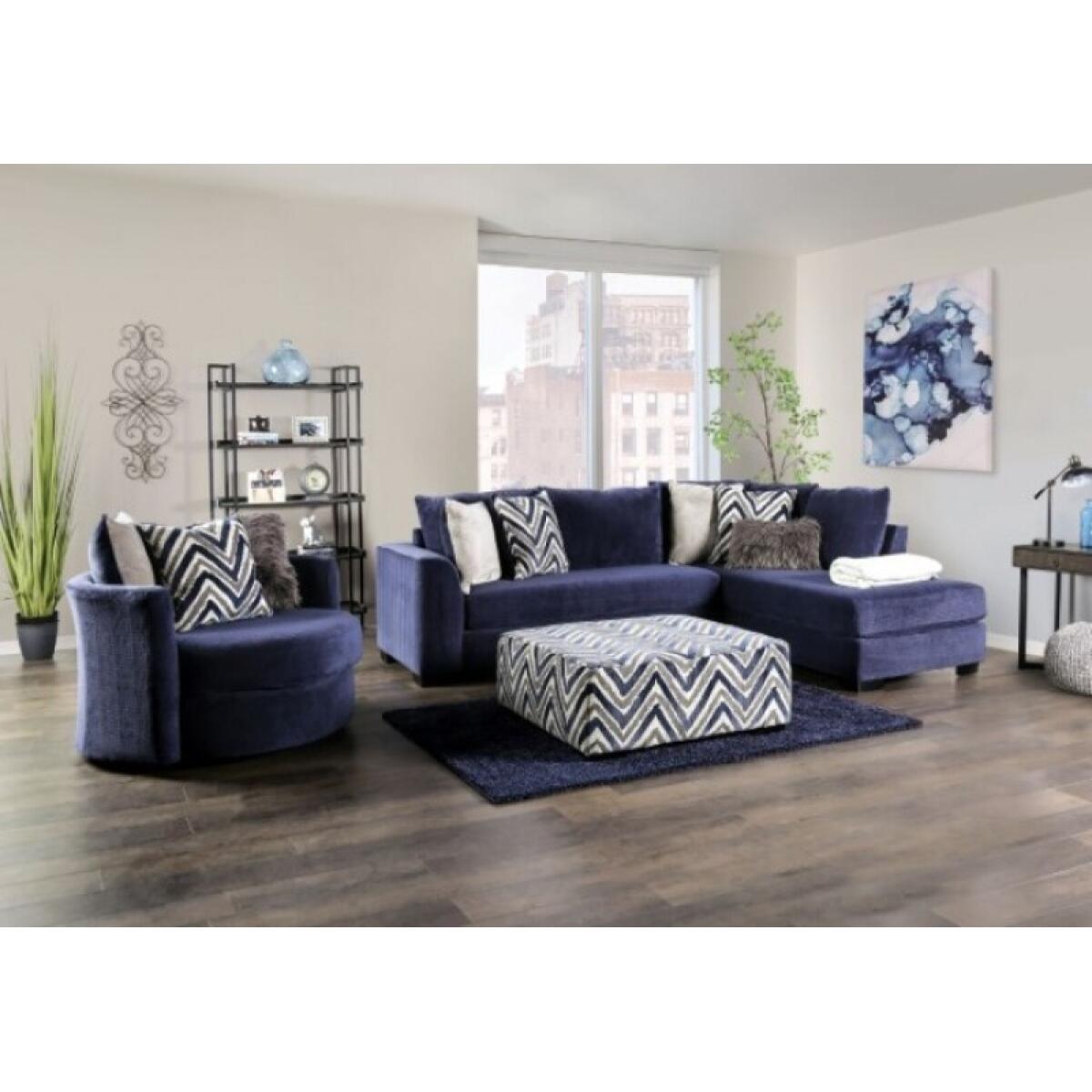 Griswold Ottoman Ottomans & Poufs Blue 5