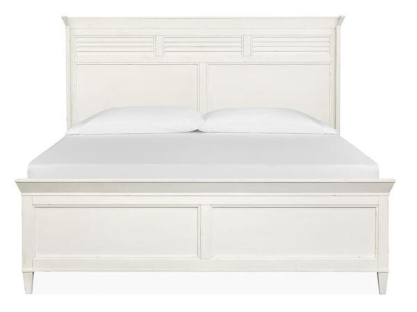 Echo Isles Wood King Classic Panel Bed Headboard KD