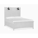 Complete Queen Lamp Panel Bed with Regular Rails