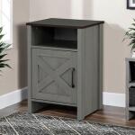 Garibaldi Side Table Chairside Tables Brown/Gray 7