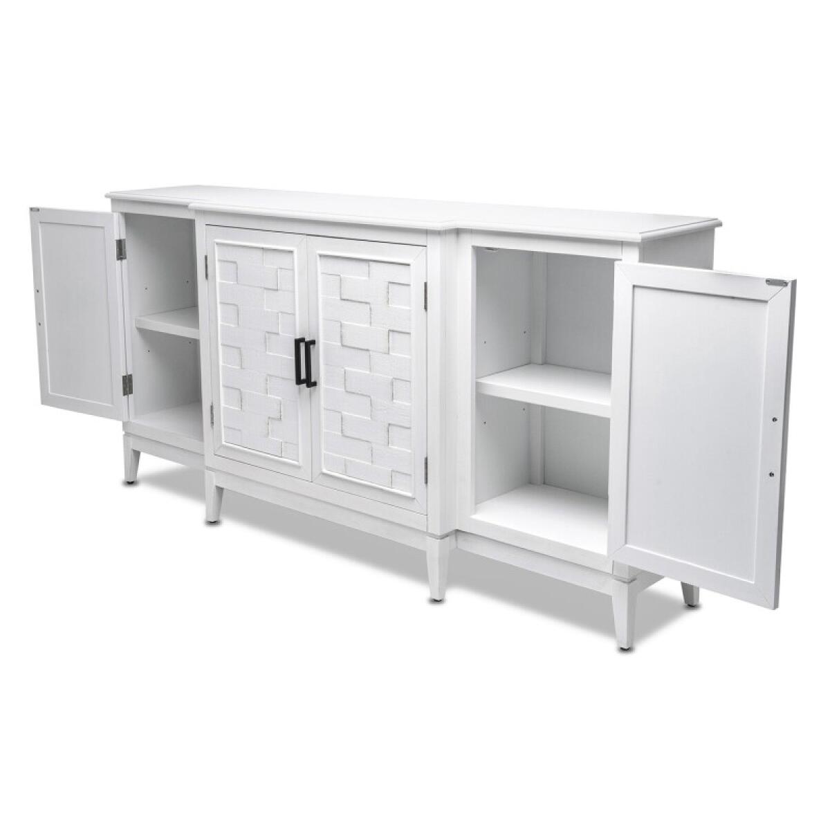 Siesta Key 4-door Credenza Entertainment Stands Entertainment Stands 6