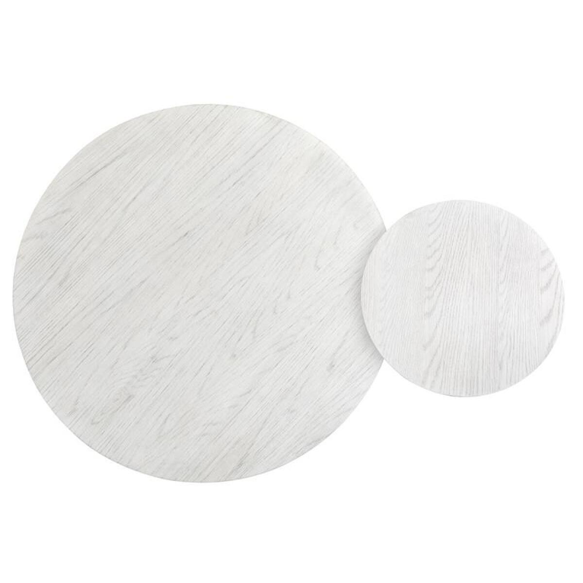 Sunset Cove - White Nesting Cocktail Table w/Casters - Image 5