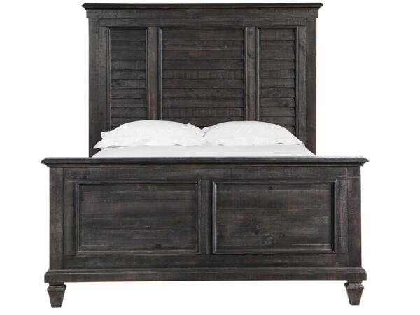 Calistoga Wood King Shutter Panel Bed Footboard SU Bed Parts Bed Parts