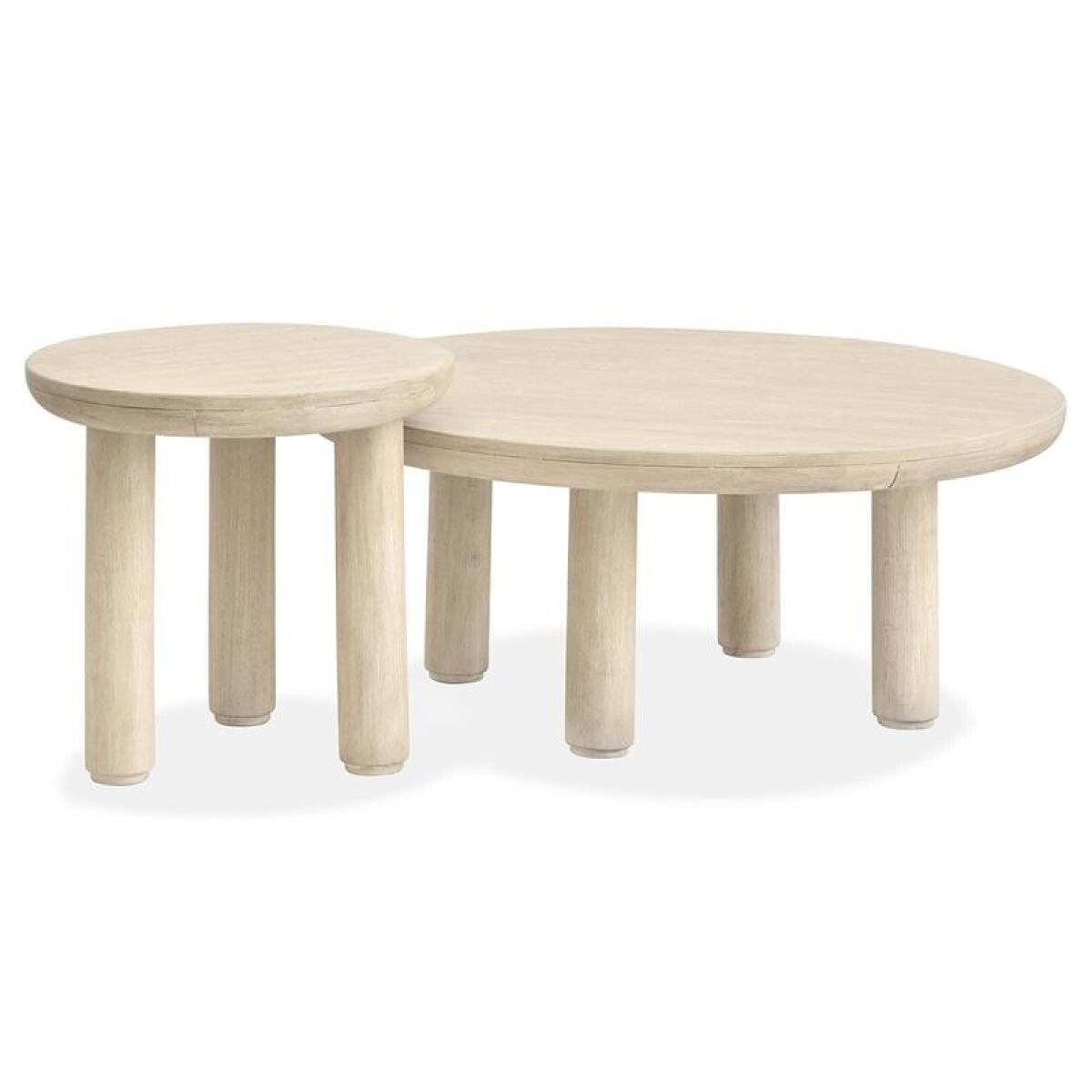Sunset Cove Nesting Cocktail Table w/Casters - Image 14