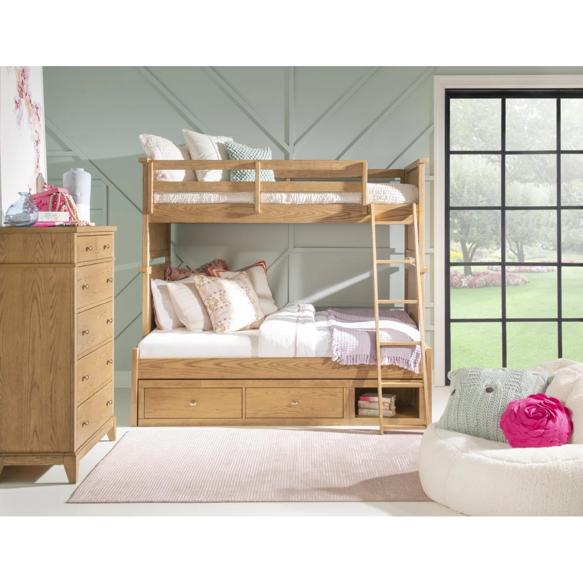 TY4950 Today's Traditions LK Drawer Chest Natural Hickory - Image 3