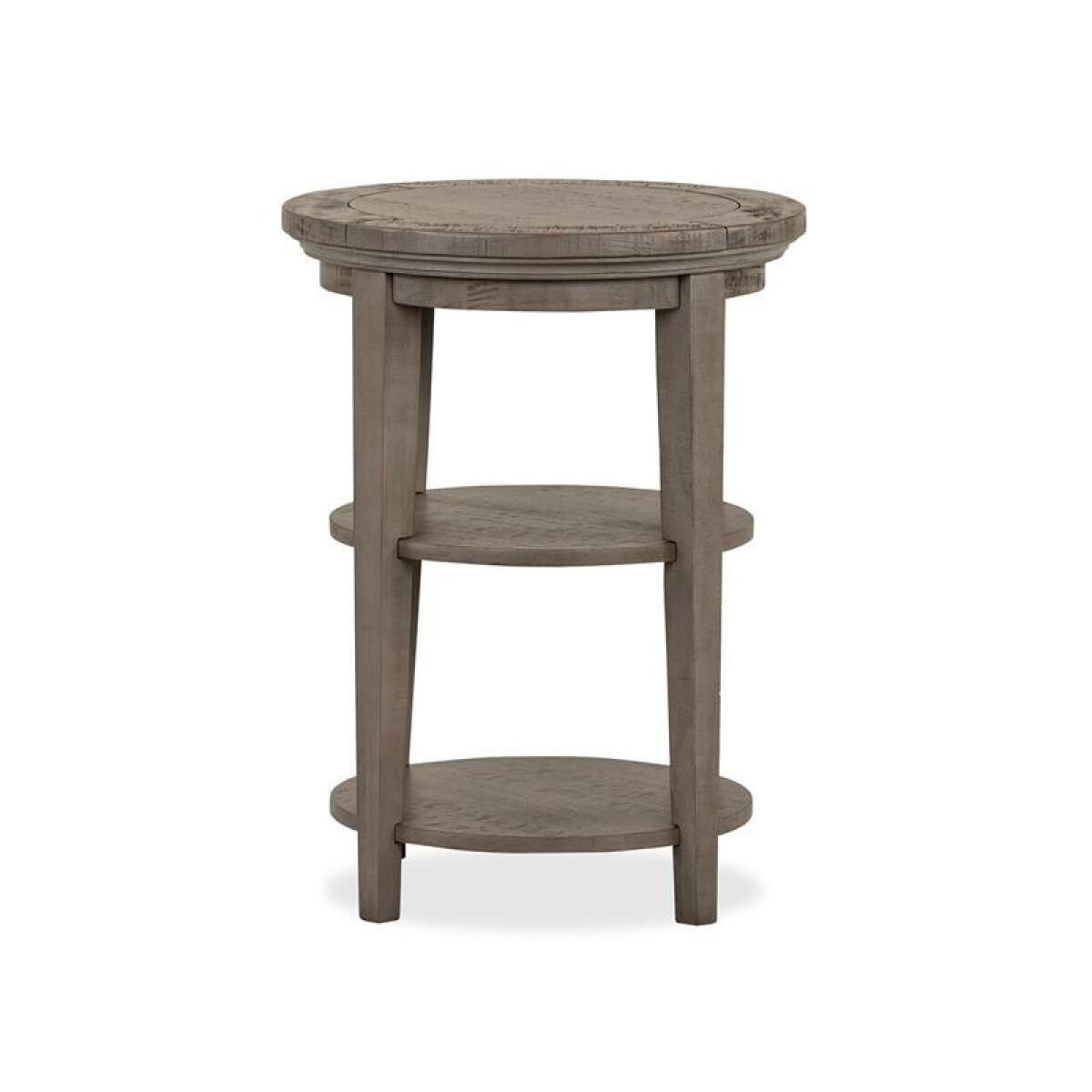 Paxton Place Round Accent End Table End tables Brown 6