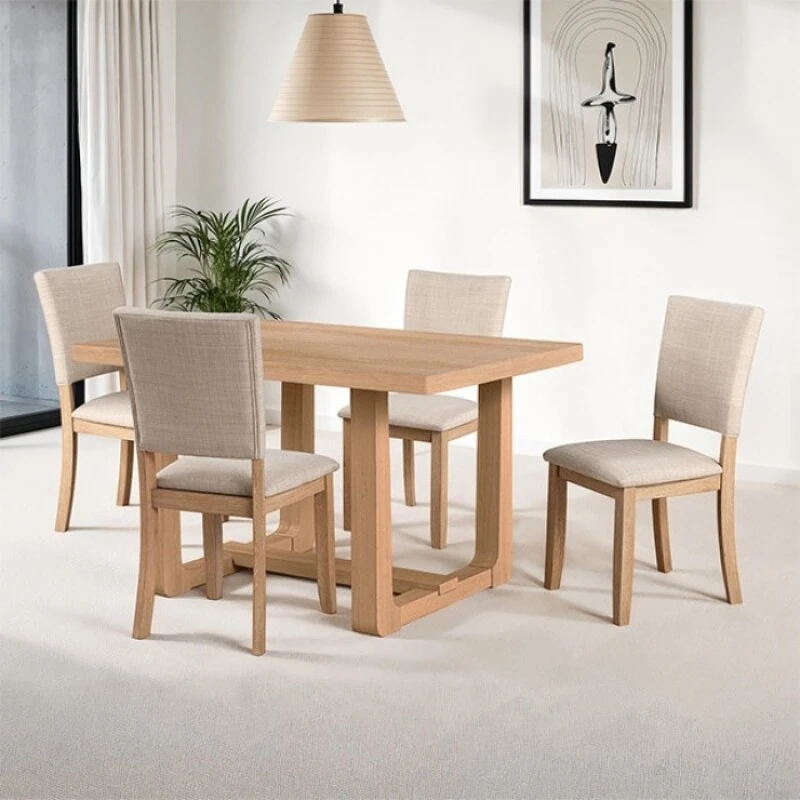 90205fbd62fc6389c21c36fbcacd387f Sauro 5 Pc Dining Table Set - Image 1
