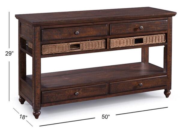 Cottage T3521-73 Sofa Table - Image 4