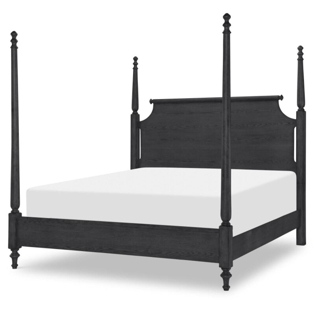 904df9eb637c0bf1c3b691a370c01121 Complete High/low Poster Bed 5/0 Queen Kettle Black CLH4011-4605K - Image 1
