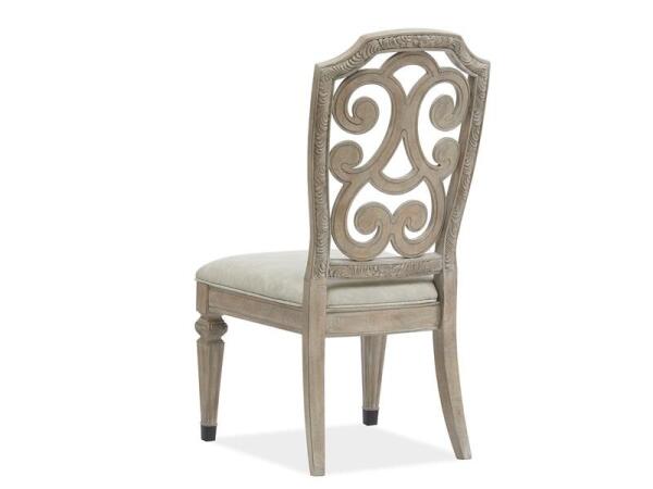 Marisol D5132-62 Side Chair w/Upholstered Seat (2/ctn) - Image 3