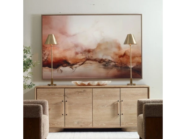 Rise Framed Canvas Art Art