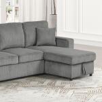 Yves Sectional Sectionals Dark Gray 9