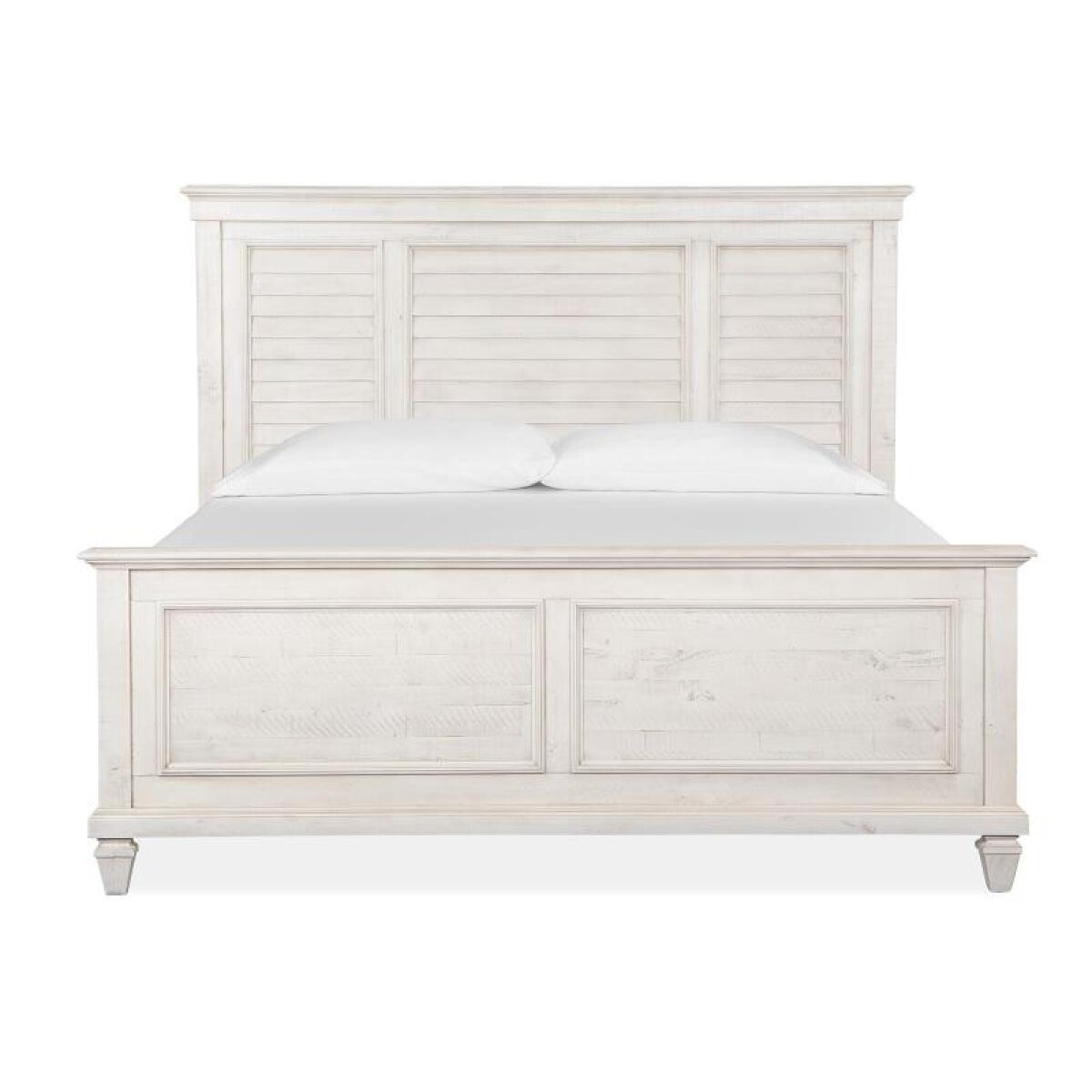 Newport Wood King Shutter Panel Bed Headboard KD - Image 2