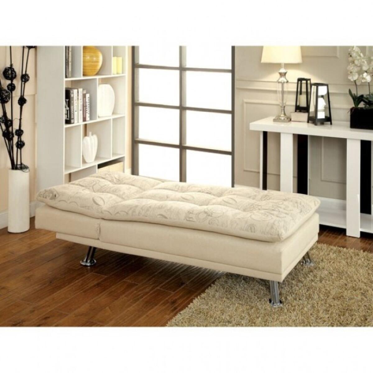 Hauser Chaise Sleeper Sofas Beige 6